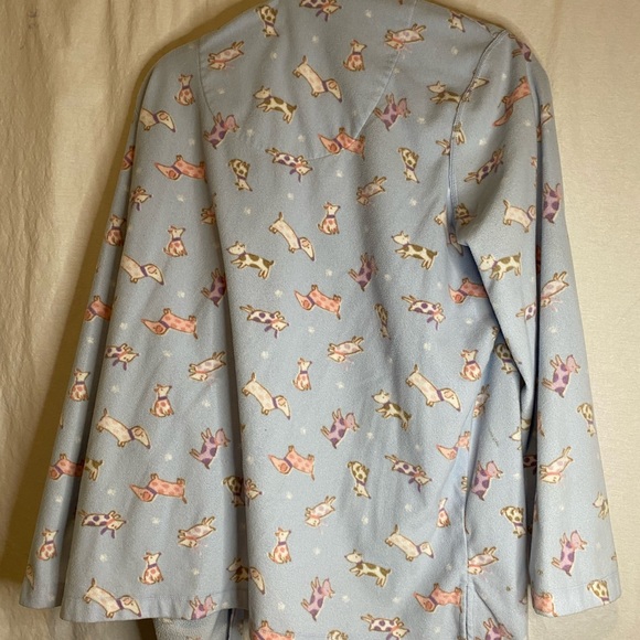 💙Wiener dog fleece pajama jacket💙 - Picture 6 of 6